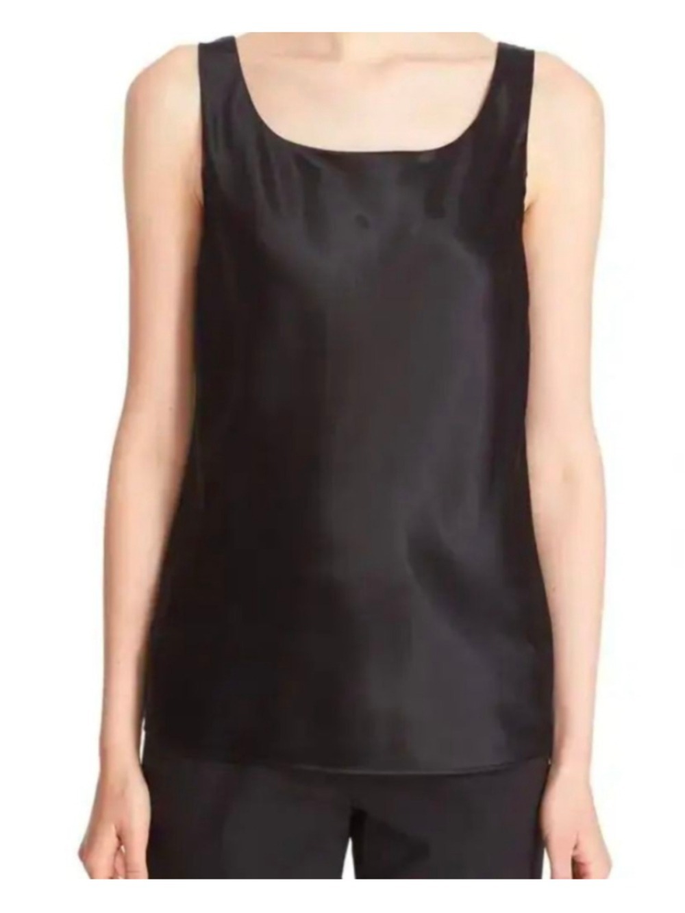 Lafayette 148 New York Silk Charmeuse Tank Size 8